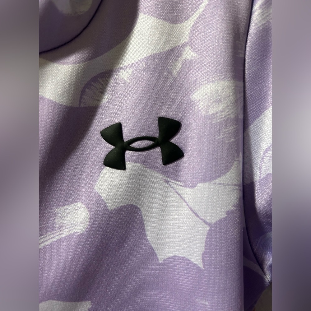 Under Armour Girls Fleece Printed Hoodie - Picture 4 of 6